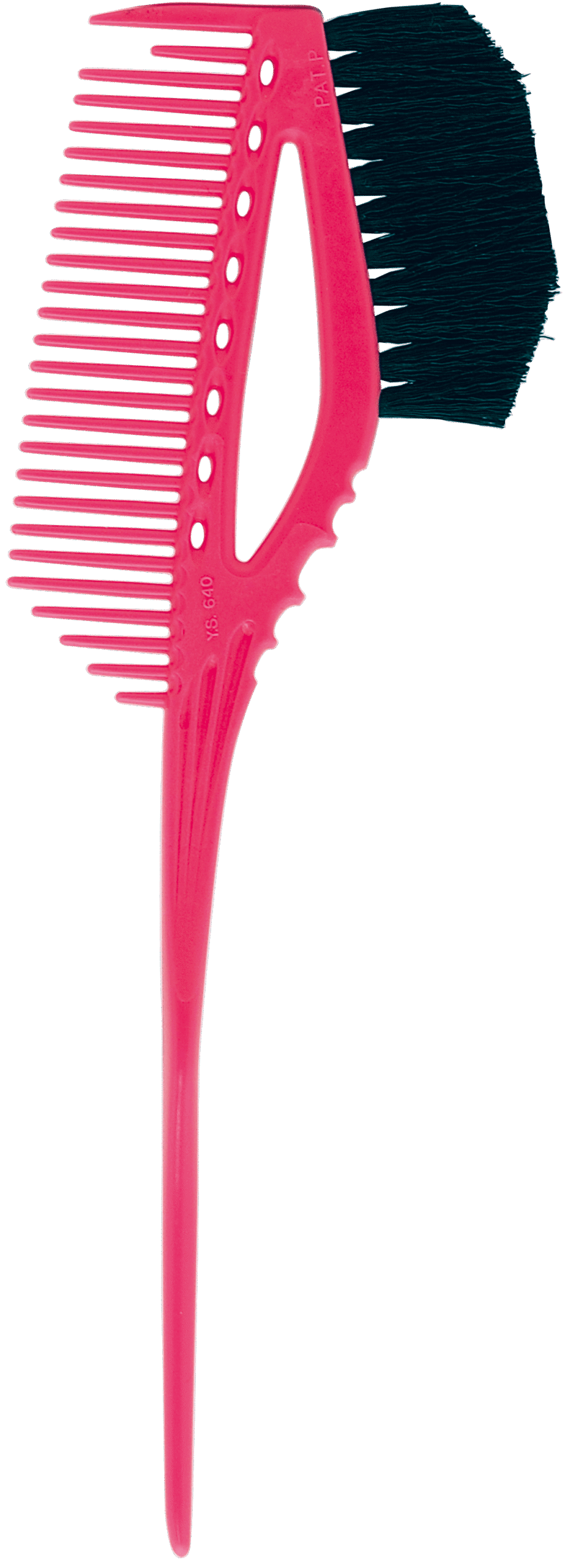 YS-640 Češalj za kolor sa četkicom pink
